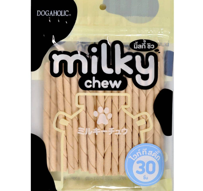 Dogaholic Milky Chew Stick Style Dog Treats