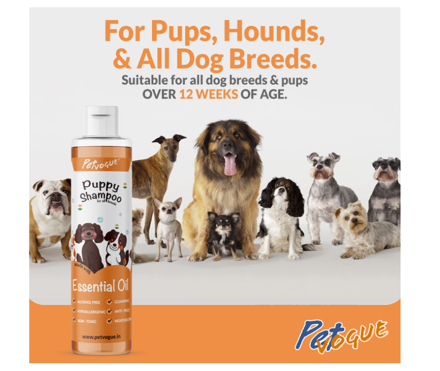 PetVogue Puppy Shampoo - Dog Natural Shampoo (Made in India) 200ml