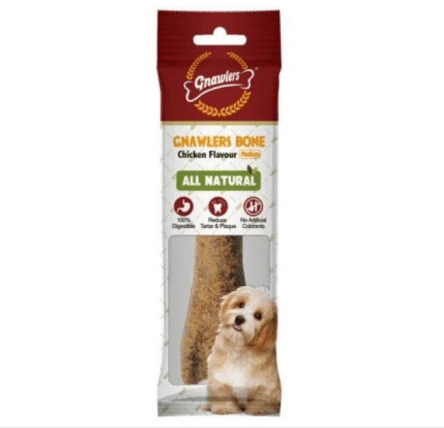 Gnawlers Chicken Bone Dog Treats (5 inch)