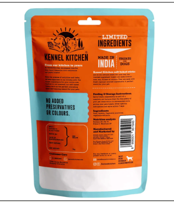 Kennel Kitchen Soft Baked Fish Sticks Dog Treats