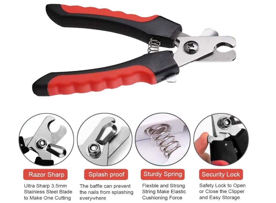 Pettrends Dog Nail Cutter Clipper and filer, Claw & Nails Clippers Grinder