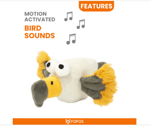 Fofos Eagle with Catnip Balls Interactive Toy for Cats
