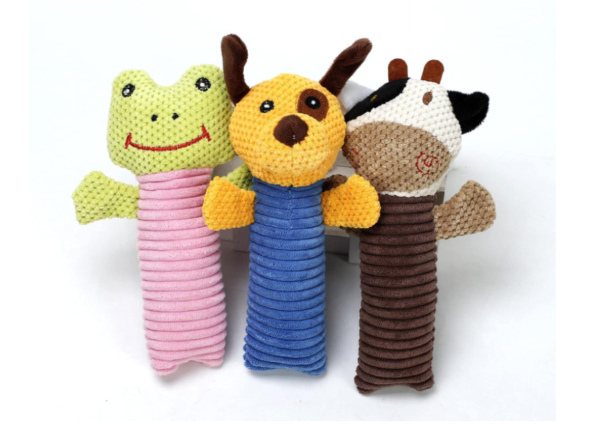 Pettrends Caterpillar Shaped Rope Plush Toy