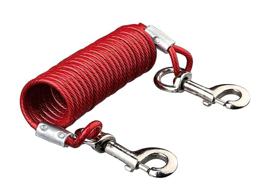 Tie Out 12 Feet Long Cable Dog Leash Dog Trainning Leash