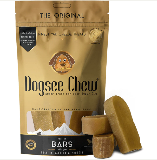 Dogsee Long Lasting Dental Chew Small Hard Bars for Small Dogs&Adults - 100gm