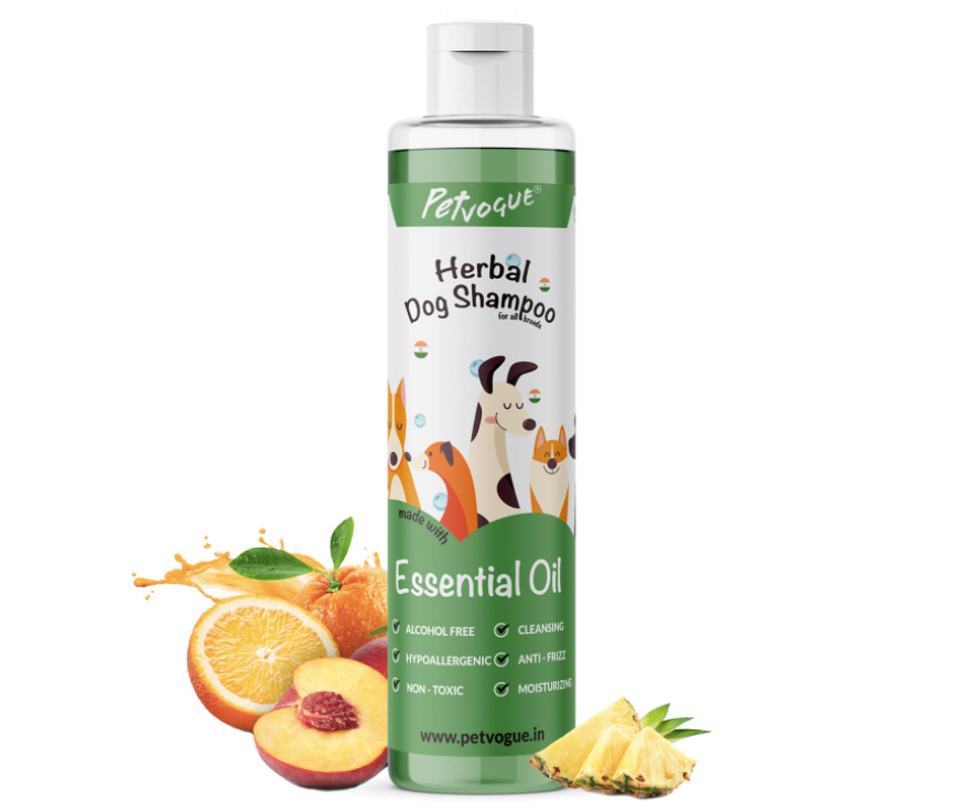 PetVogue Herbal Shampoo - Dog Natural Shampoo (Made in India) 200ml