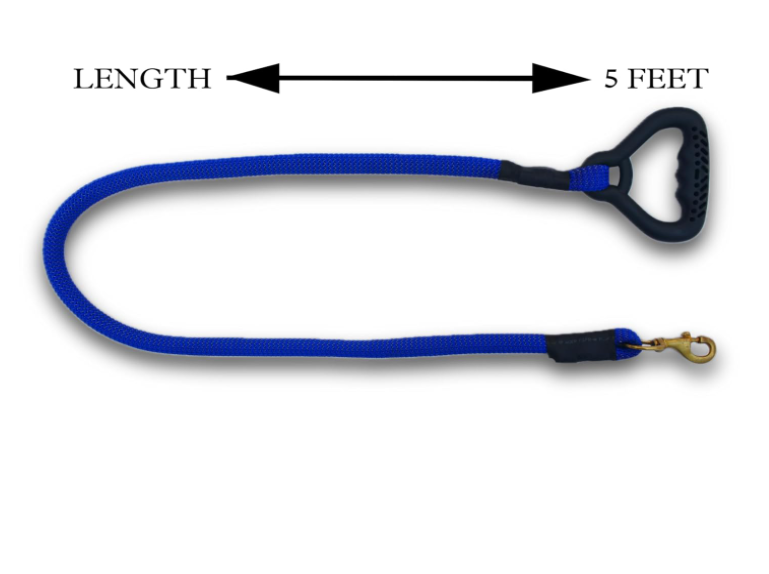 Pettrends Nylon Mono Dog 18mm Rope Leash with Strong Hook and Soft Handle
