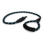 Pettrends Nylon 12 mm Reflective Nylon Rope Leash for Dogs with Soft Handle