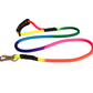 Pettrends Nylon Rainbow Color Leash 12mm with Strong Hook for Small and Medium dogs