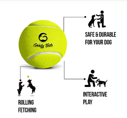Goofy Tails Sport Tennis Ball Toy for Dogs