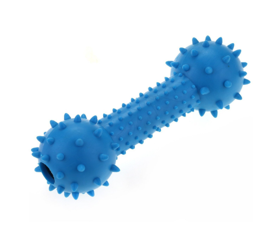 Pettrends Chew Toys Dog Colorful Bouncy Rubber Bone for Puppies-Small