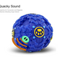 PetVogue Interactive Squeaky Giggle Quack Dog/Cat Toy Ball Pet Food Dispenser