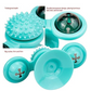 Pettrends Interactive Cat Toy with Suction Cup Brush Wall Mount Cat Spinner