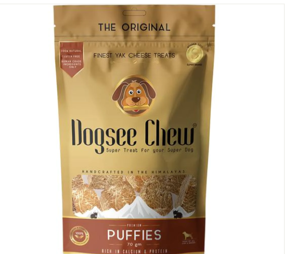 Dogsee Chew 100% Natural Yak Cheese Puffies Dog Treat