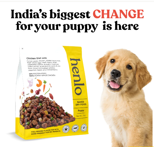 Henlo Baked Dry Food for Puppies | 100% human grade ingredients