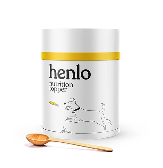 Henlo Everyday Nutrition Topper | Dog Supplement and Multivitamin | Improved Skin & Coat, Joint Support, Heart, and Gut Health Human Grade Ingredients | All Life Stages | 100g