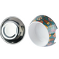 Pettrends Ice Cream and Muffins Pattern Melamine & Stainless Steel Dogs and Cats Feeding and Bowl