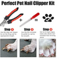 Pettrends Dog Nail Cutter Clipper and filer, Claw & Nails Clippers Grinder