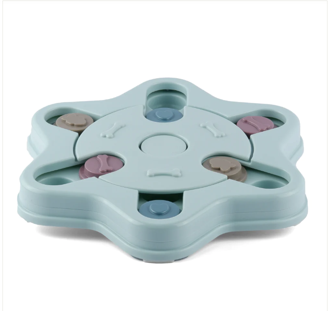 Pettrends Slow Feeder Star Shaped Interactive Toy for Dogs and Cats
