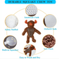 Basil Big Bull Plush Toy with Squeaky TPR for Dogs and Cats