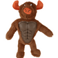 Basil Big Bull Plush Toy with Squeaky TPR for Dogs and Cats